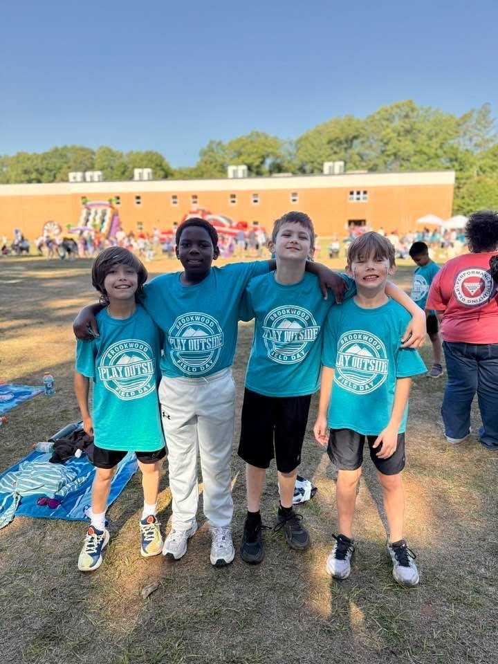 students at field day