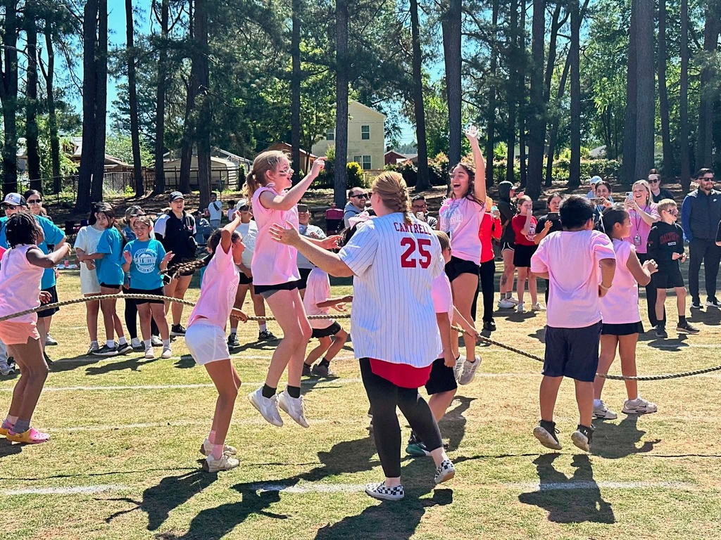 students at field day