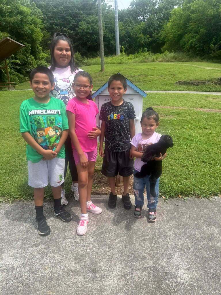 family in the park 