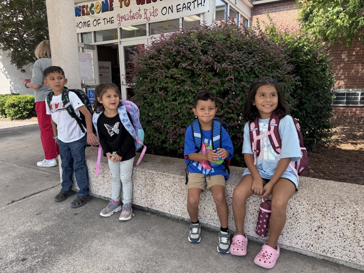 Students searing outside for dismissal 