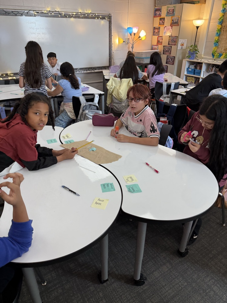students in classroom working together