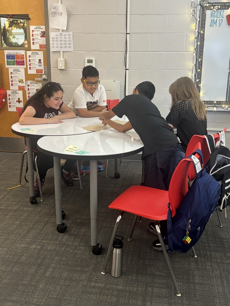 students in classroom working together