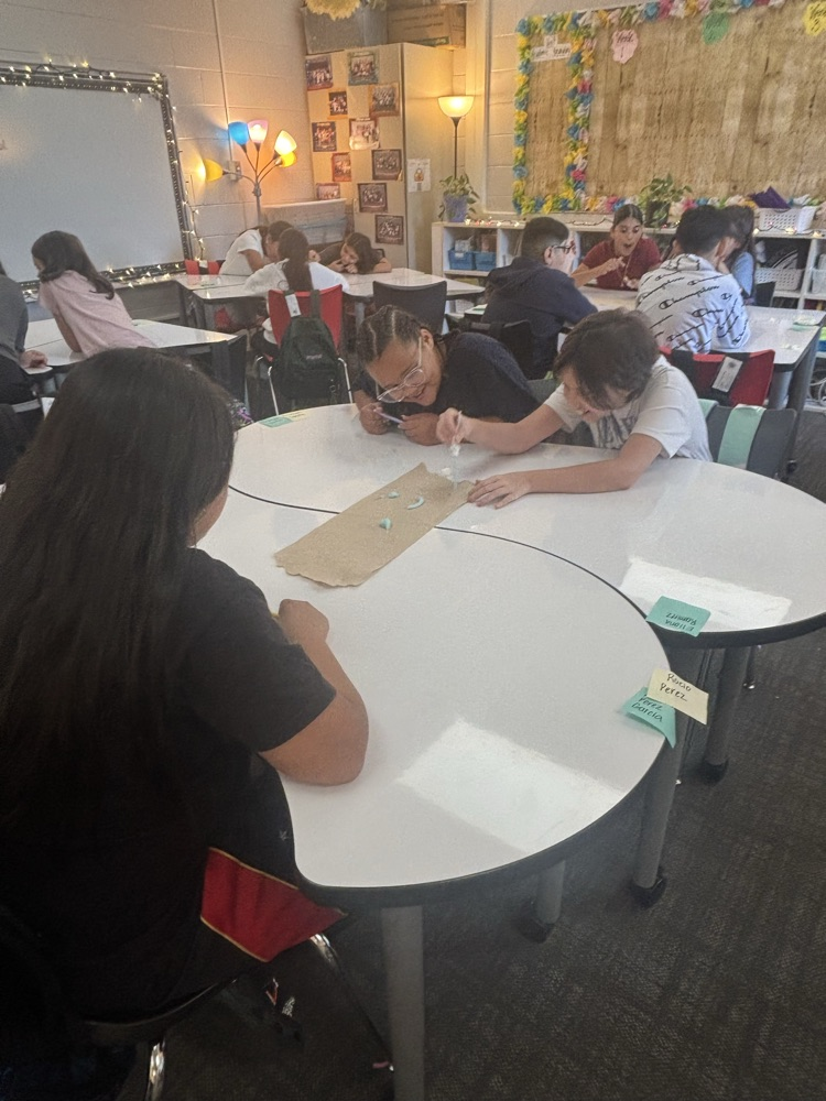 students in classroom working together