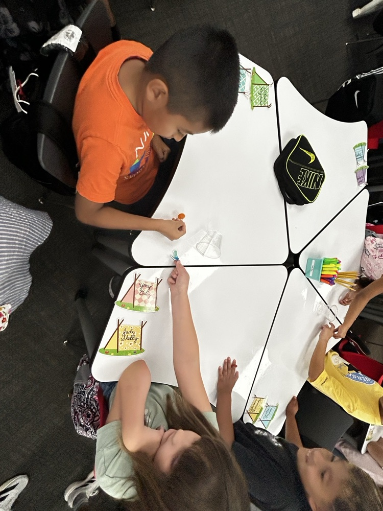students working together in classroom