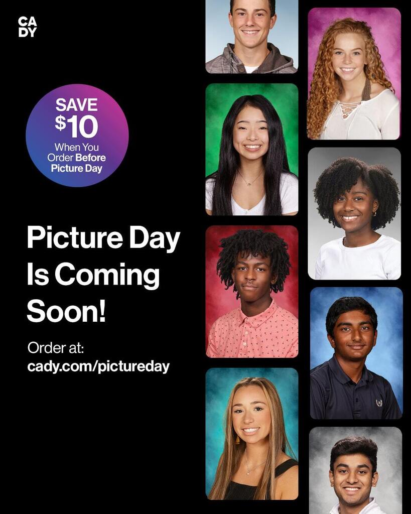 Picture day for grades 9-11