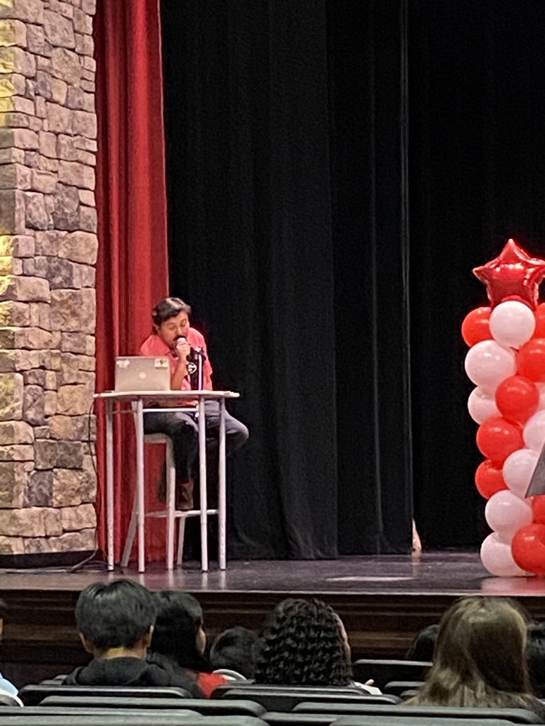 Marcos Rojo serves as host for an HCMS Hispanic Heritage Month panel discussion, helping guide the conversation and introduce panelists throughout the event.