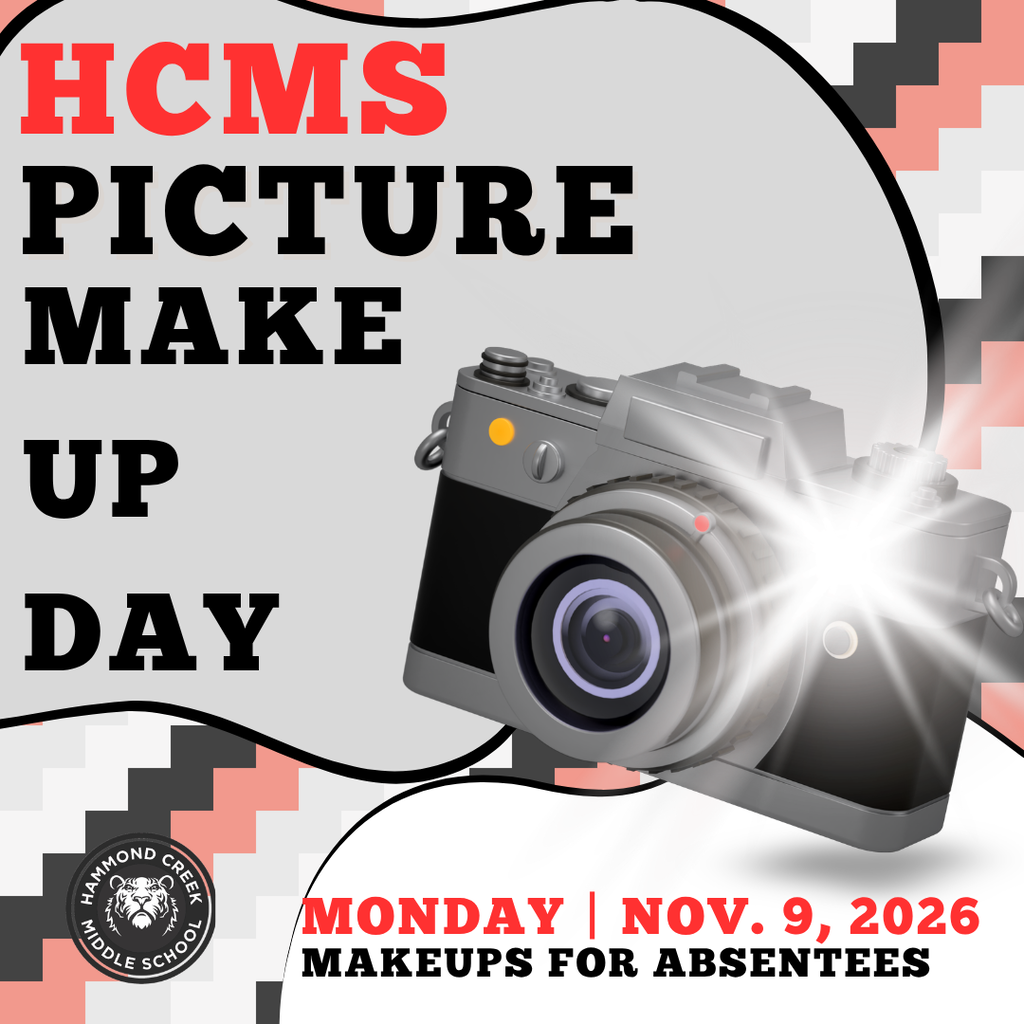 If you were absent on Picture Day or are a new student who enrolled after October 16, makeup pictures will be taken on Monday, November 9.  ❗ Please Note: This makeup day is for absentees and newly enrolled students only. Retakes will not be offered for students who would simply like a different photo.