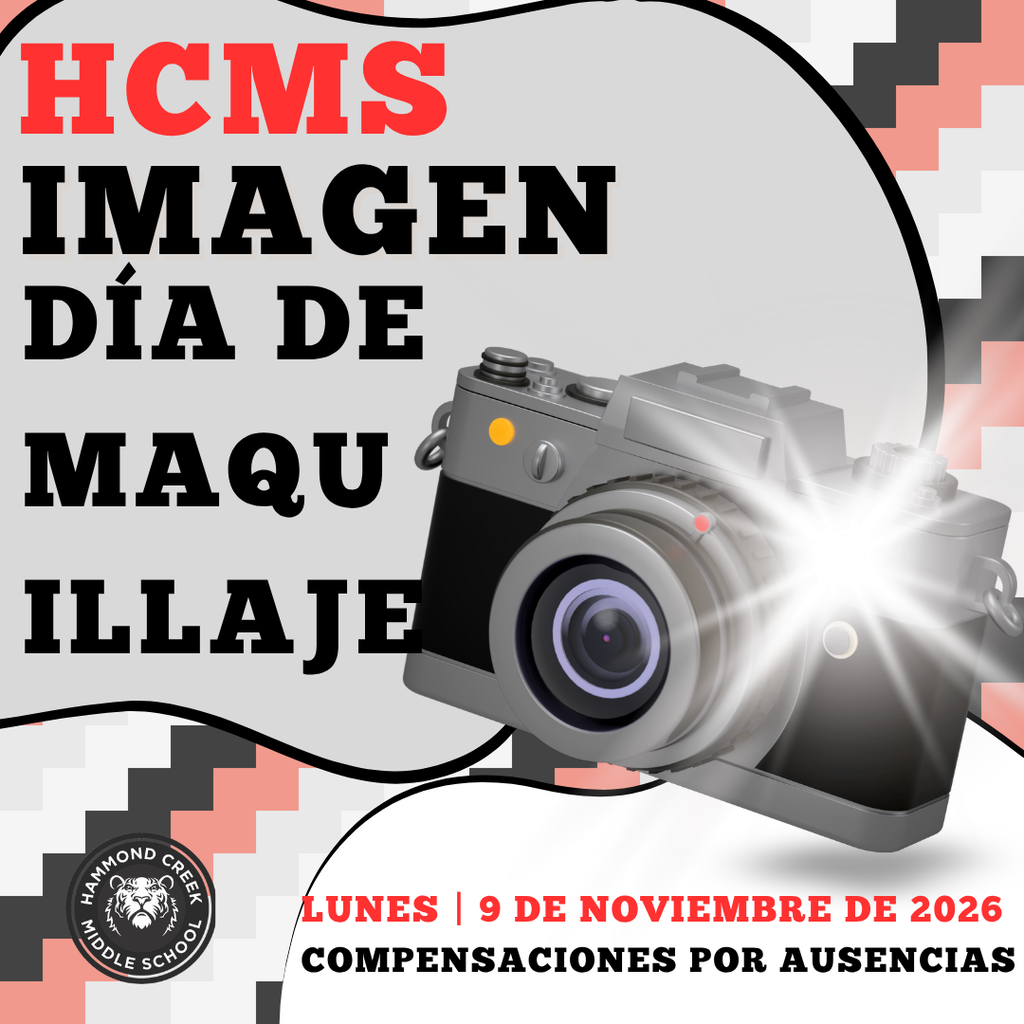 Si estuviste ausente el Día de las Fotos o eres un estudiante nuevo que se inscribió después del 16 de octubre, las fotos de compensación serán el lunes 9 de noviembre.  ❗ Importante: Este día es únicamente para estudiantes ausentes y estudiantes nuevos. No se realizarán nuevas fotos para estudiantes que simplemente deseen una fotografía diferente.