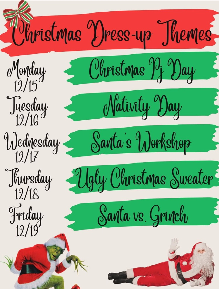 Dress Up Days next week