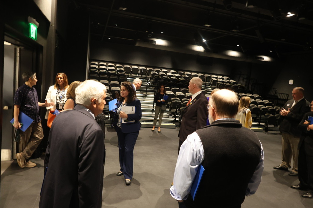 Dr. Casimiro in the West Campus Black Box Theatre