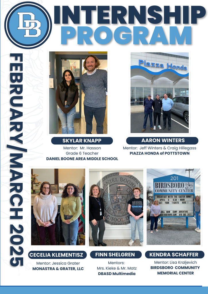 DB Internship Program February/March 2025 Skylar Knapp, Aaron Winters, Cecelia Klementisz, Finn Shelgren, Kendra Schaffer