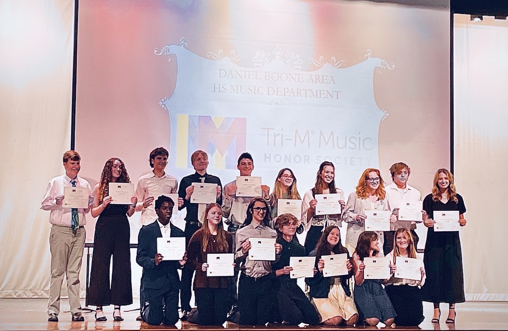 Daniel Boone Area HS Music Department Tri-M Music Honor Society
