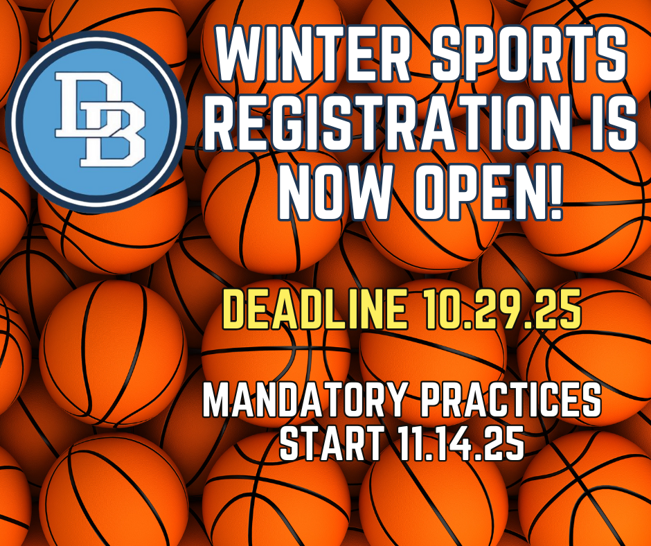 Winter Sports Registration is Now Open! Deadline 10.29.25 Mandatory Practices Start 11.14.25