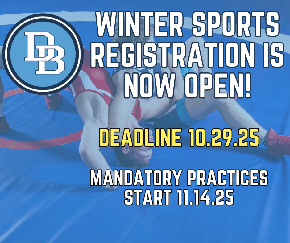 Winter Sports Registration is Now Open!  Deadline 10.29.25 Mandatory Practices Start 11.14.25