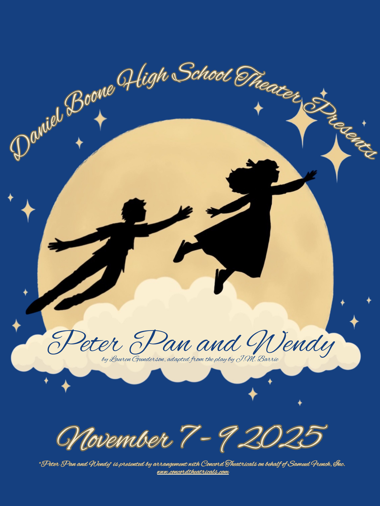 Daniel Boone High School Theater Presents Peter Pan and Wendy November 7 - 9 2025