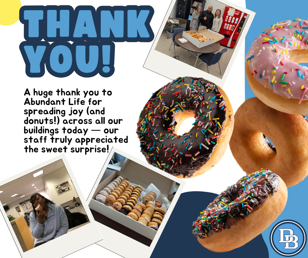 “A huge thank you to Abundant Life for spreading joy (and donuts!) across all our buildings today — our staff truly appreciated the sweet surprise!”
