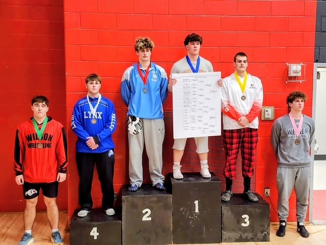 Brody Inman, junior, 2nd place at 215