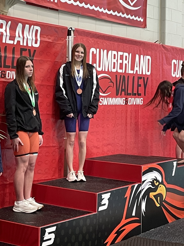Avery Peterson on the podium for her 3rd place medal.