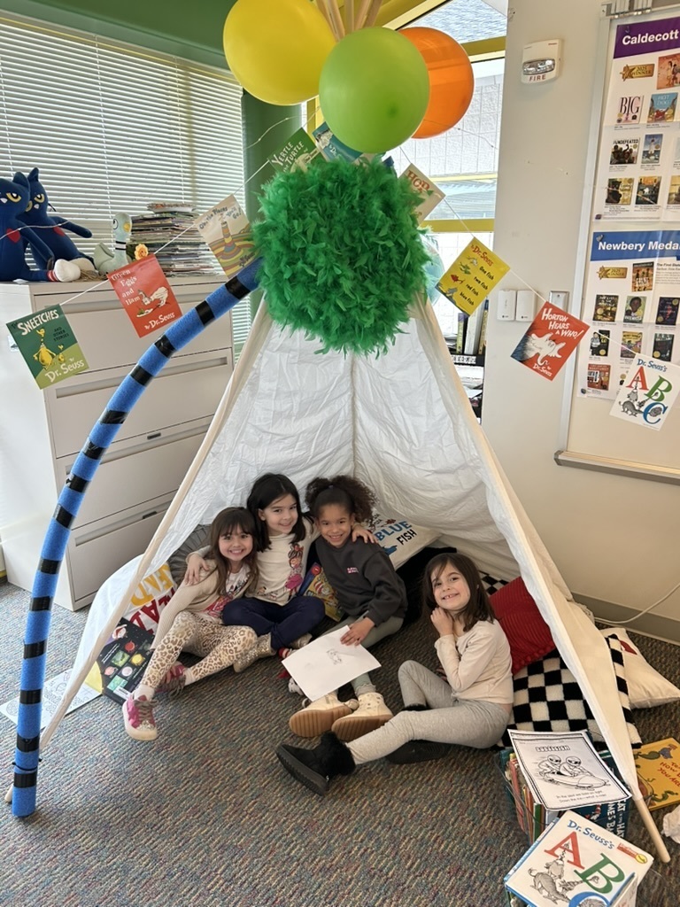 Library reading tent picture