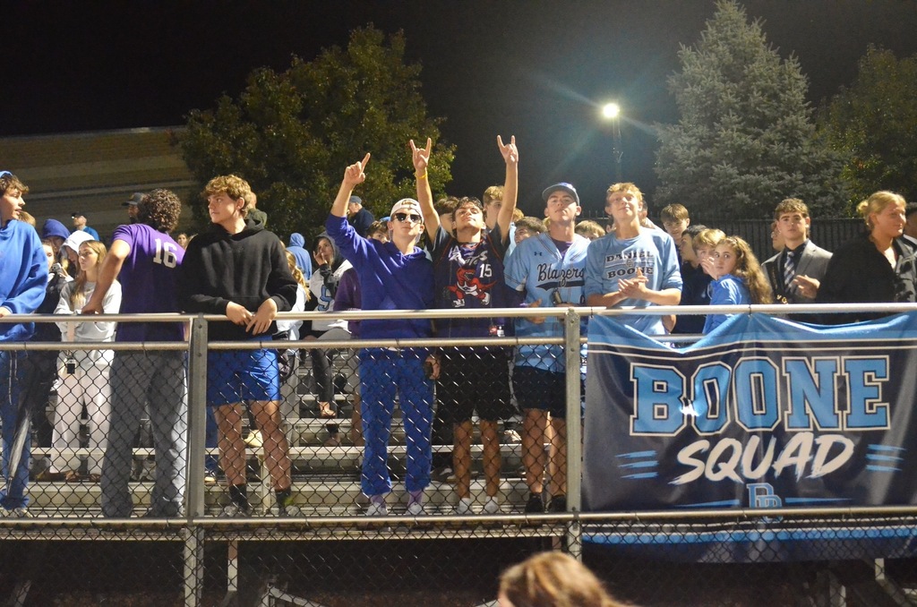 Boone Squad students smile for the camera.