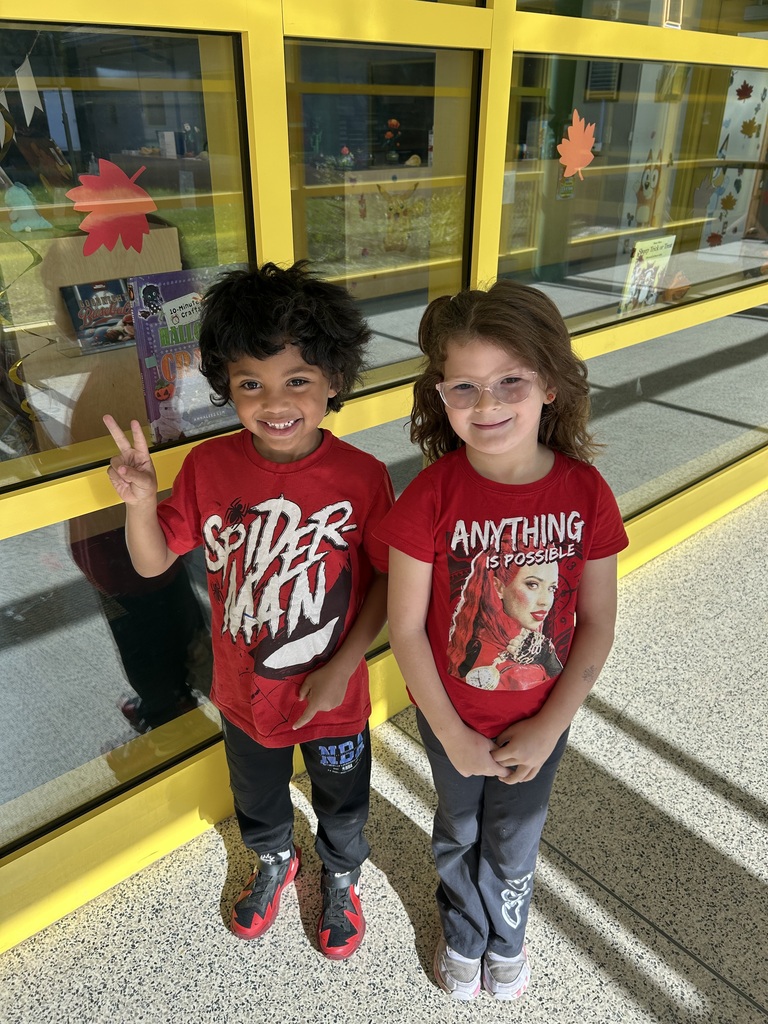 Students celebrating Red Ribbon Week