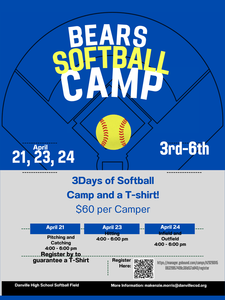 Bears Softball Camp (Grades 3-6)