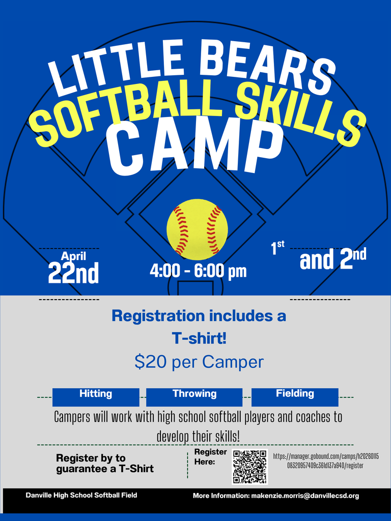 Little Bears Softball Camp - Grades 1-2