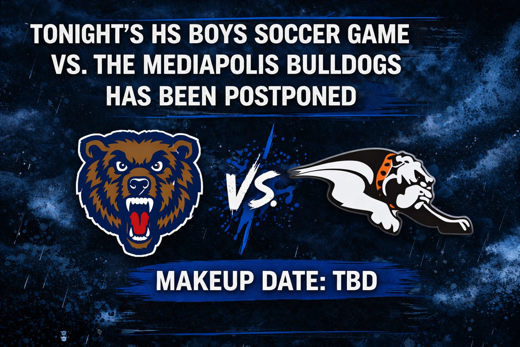hs soccer postponed