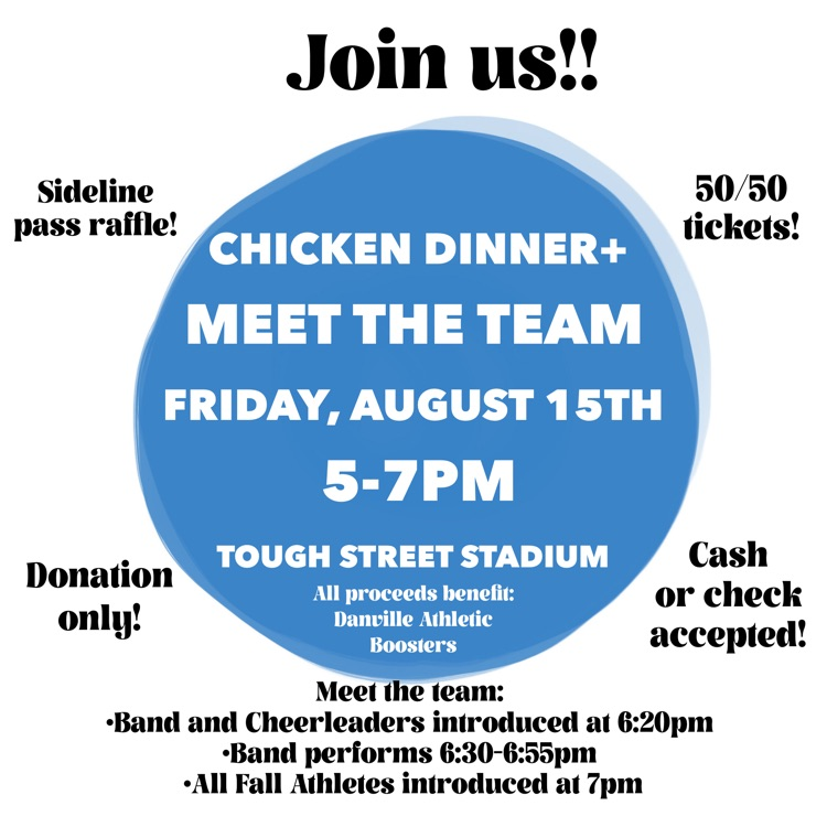 chicken dinner and meet the team 