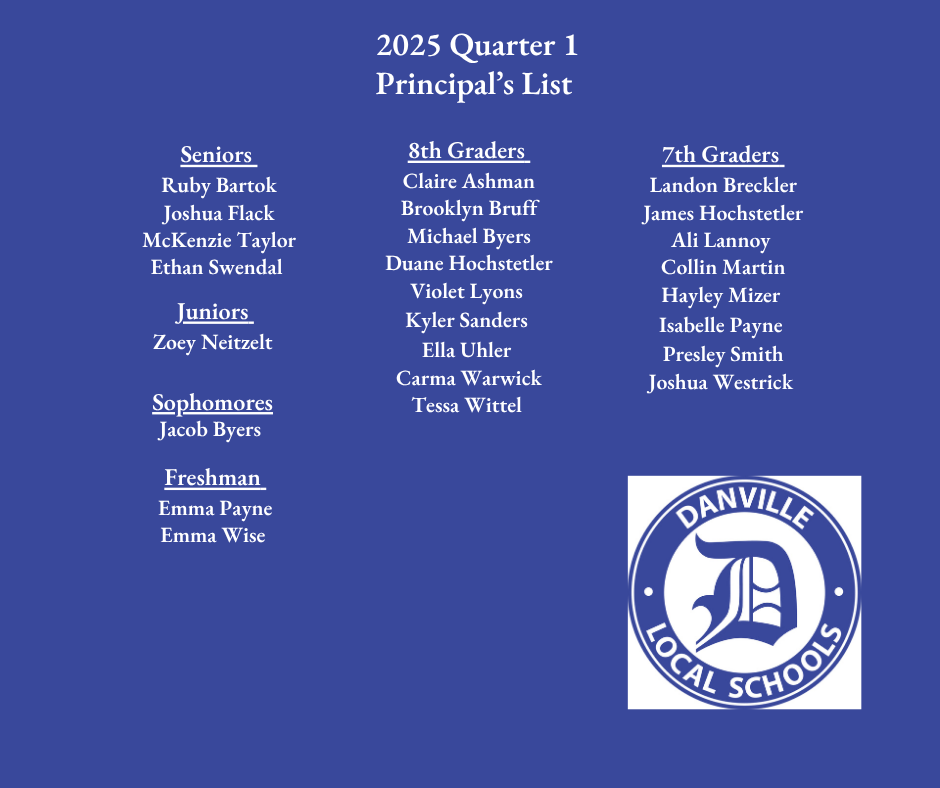 Principal List/Honor Roll