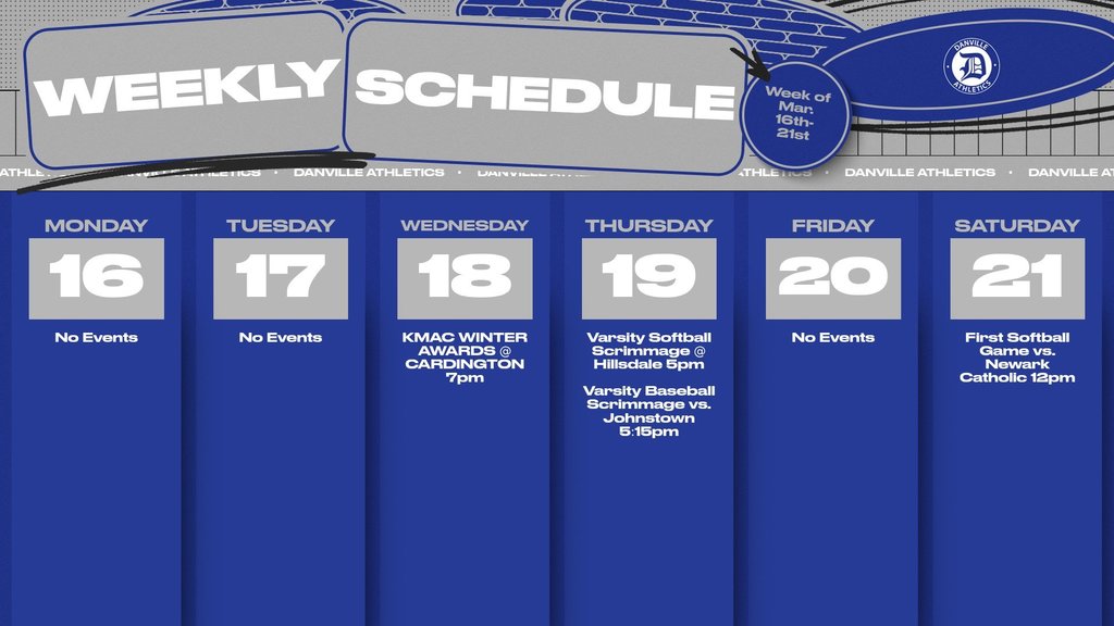 Weekly Events March 16th-21st