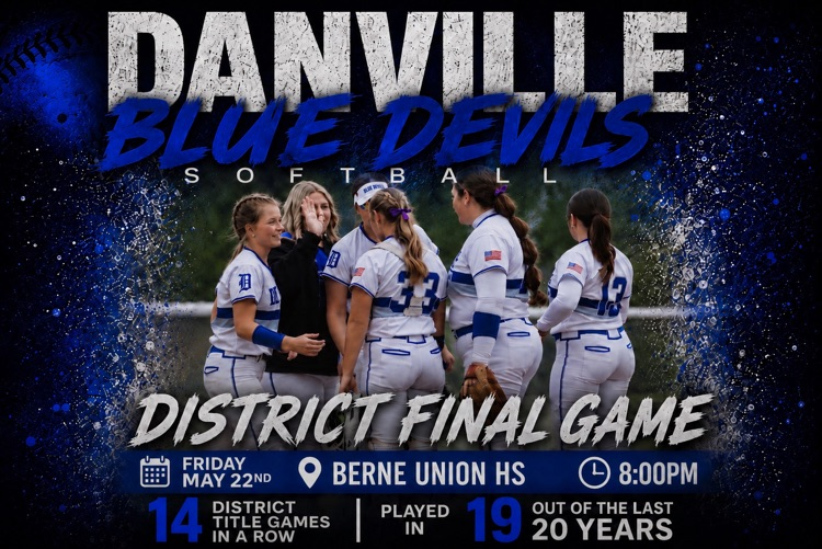 softball district final game
