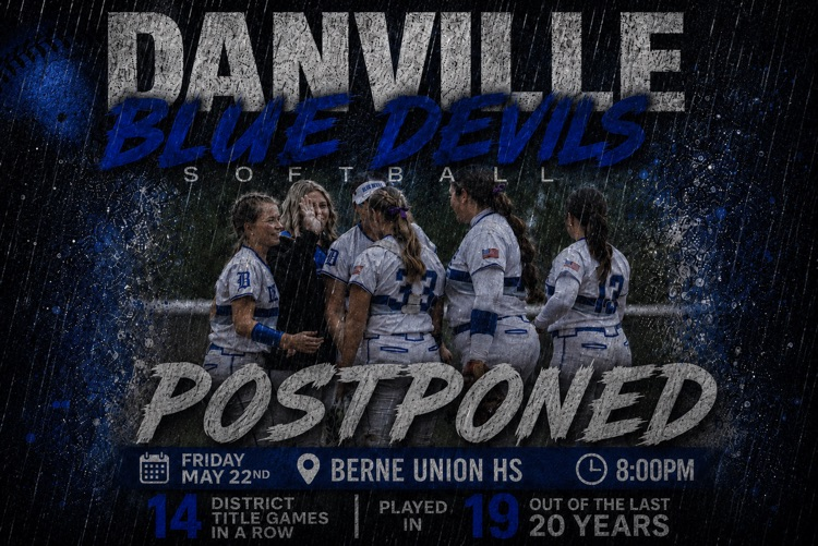 softball postponed