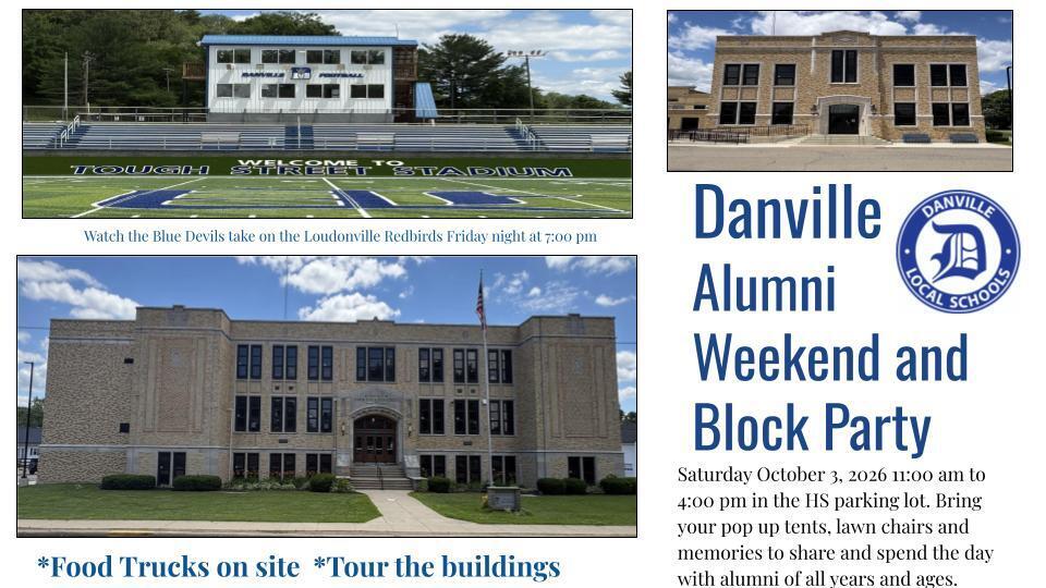 Danville Alumni Weekend and Block Party