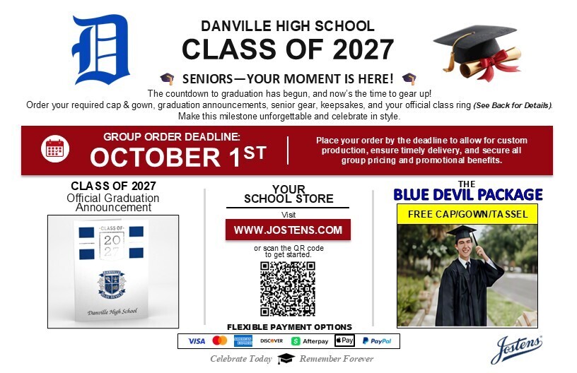Graduation orders are now being taken.