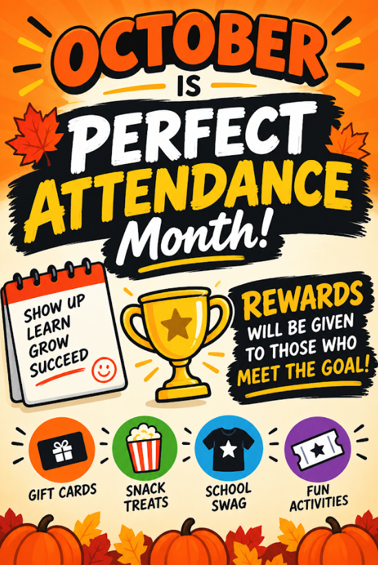 JH/HS October attendance incentive.