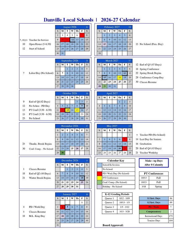 28-27 District Calendar