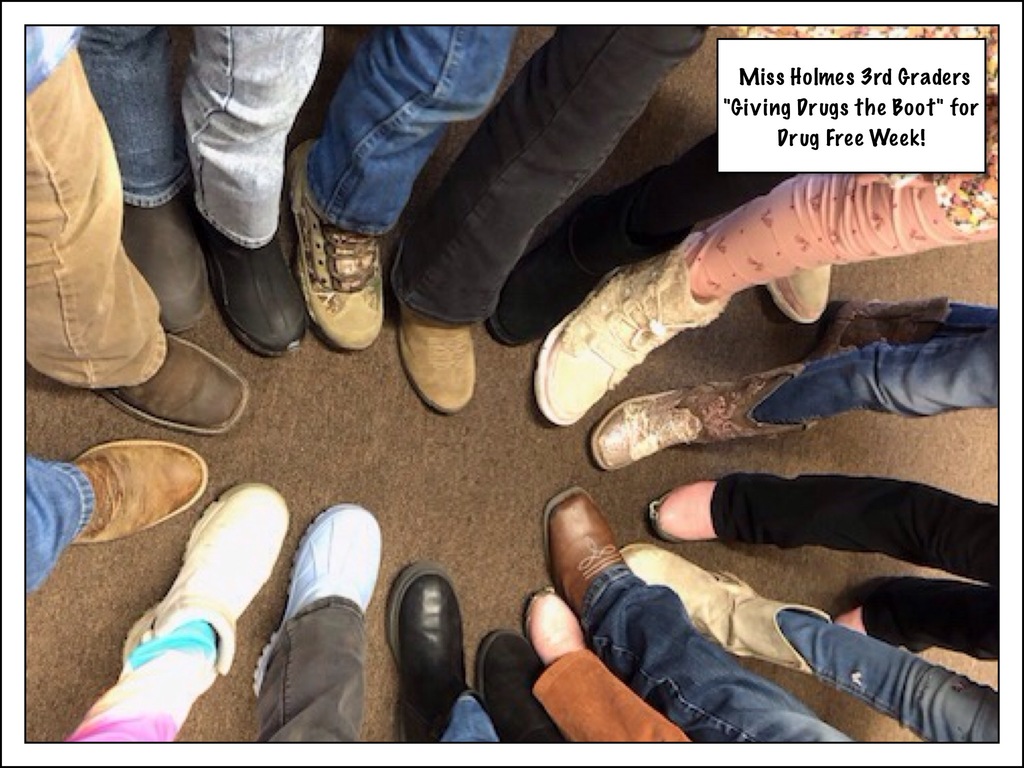 3rd grade Drug Free Week!