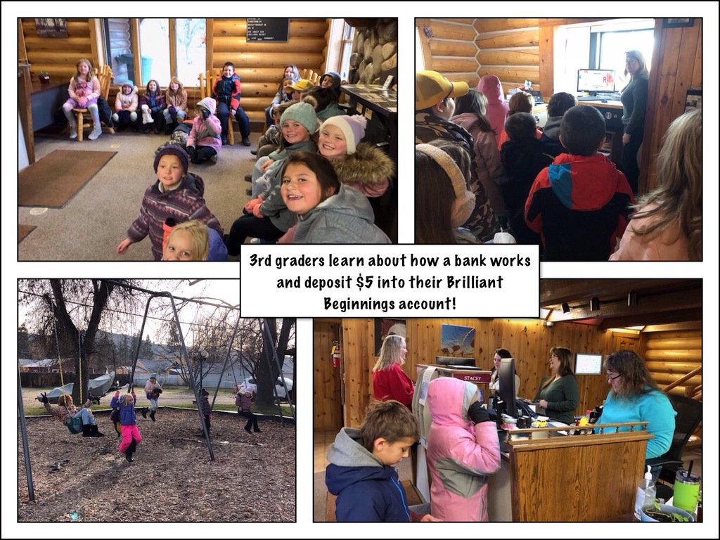 3rd grade learns how a bank works!