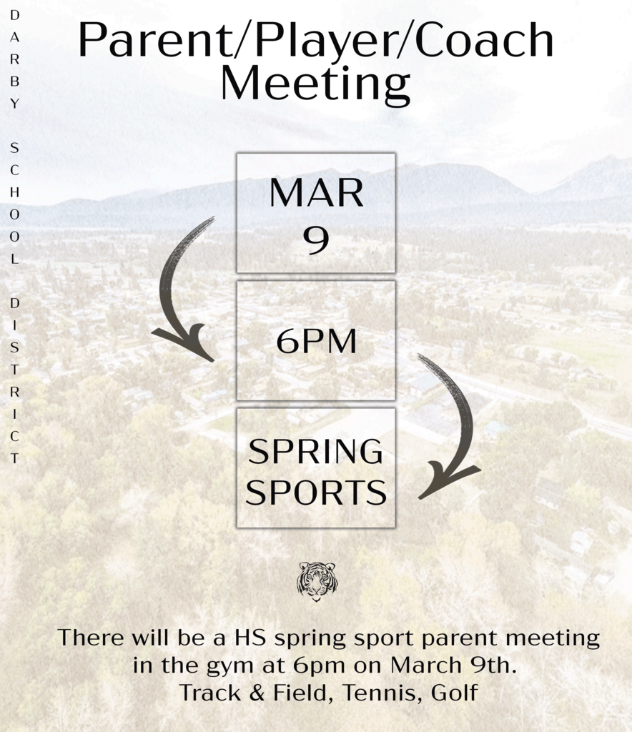 parent/player/coach meeting on march 9th at 6pm