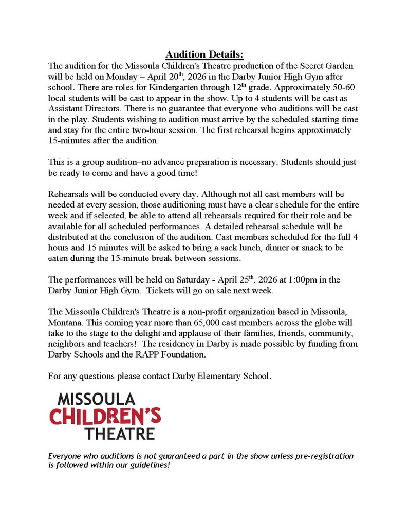 Missoula Children's Theatre