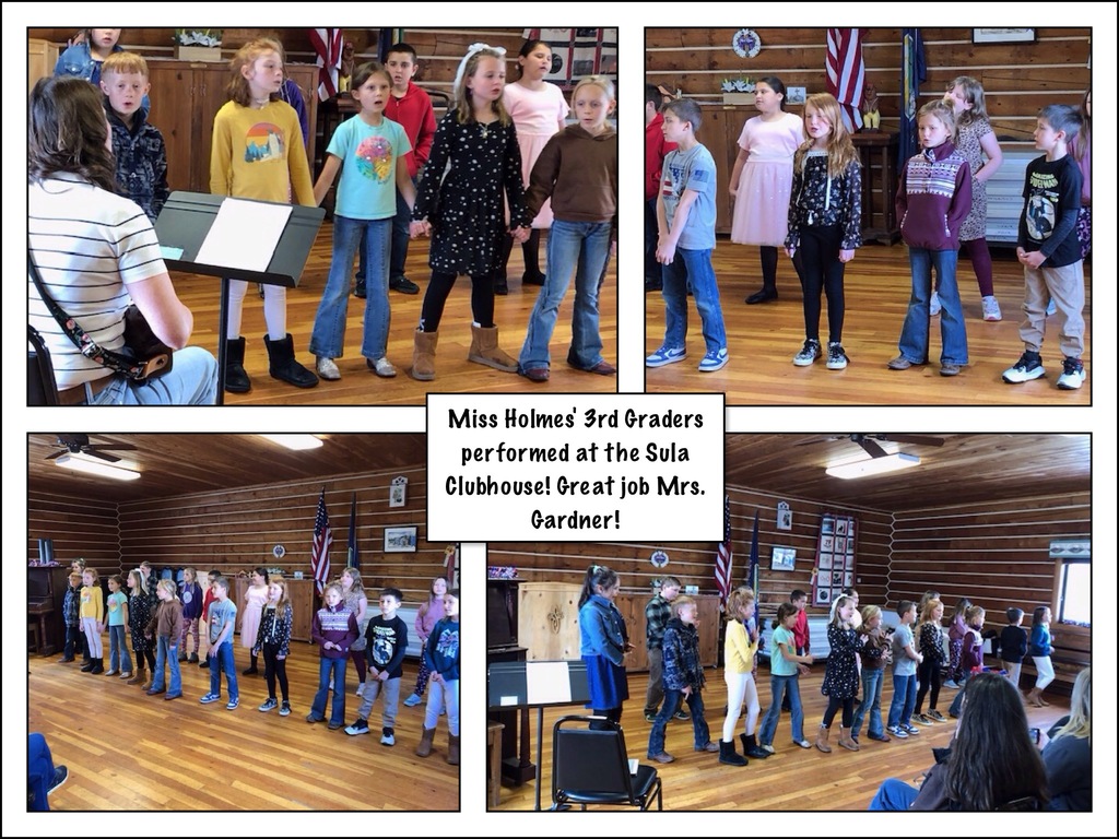 3rd Graders perform  at the Sula Clubhouse!