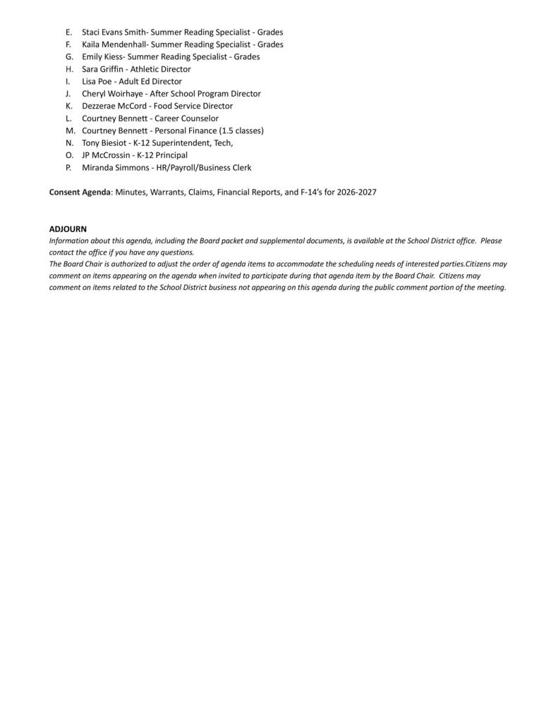agenda 2