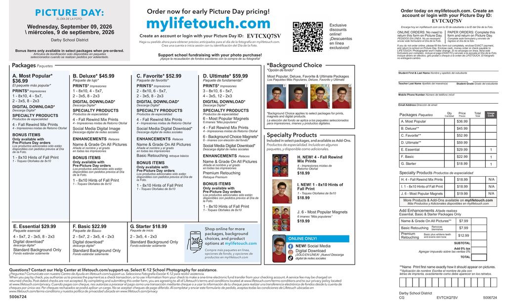 Picture order form
