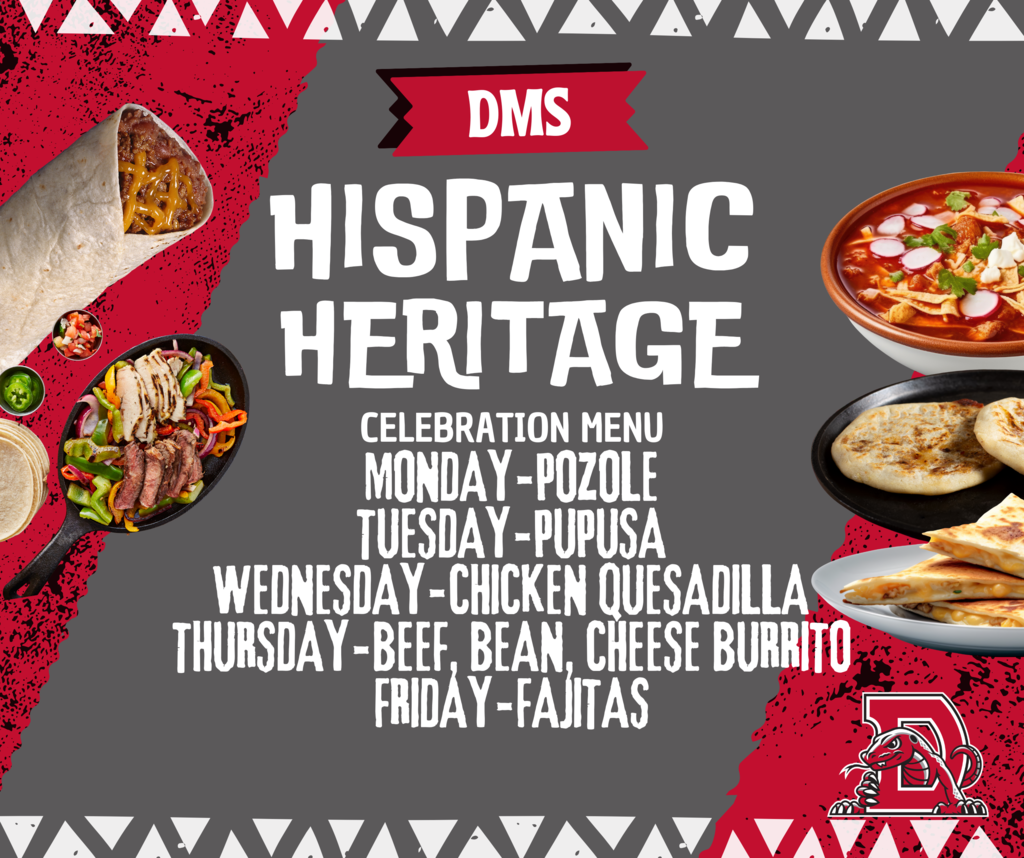 Hispanic Heritage Celebration Menu