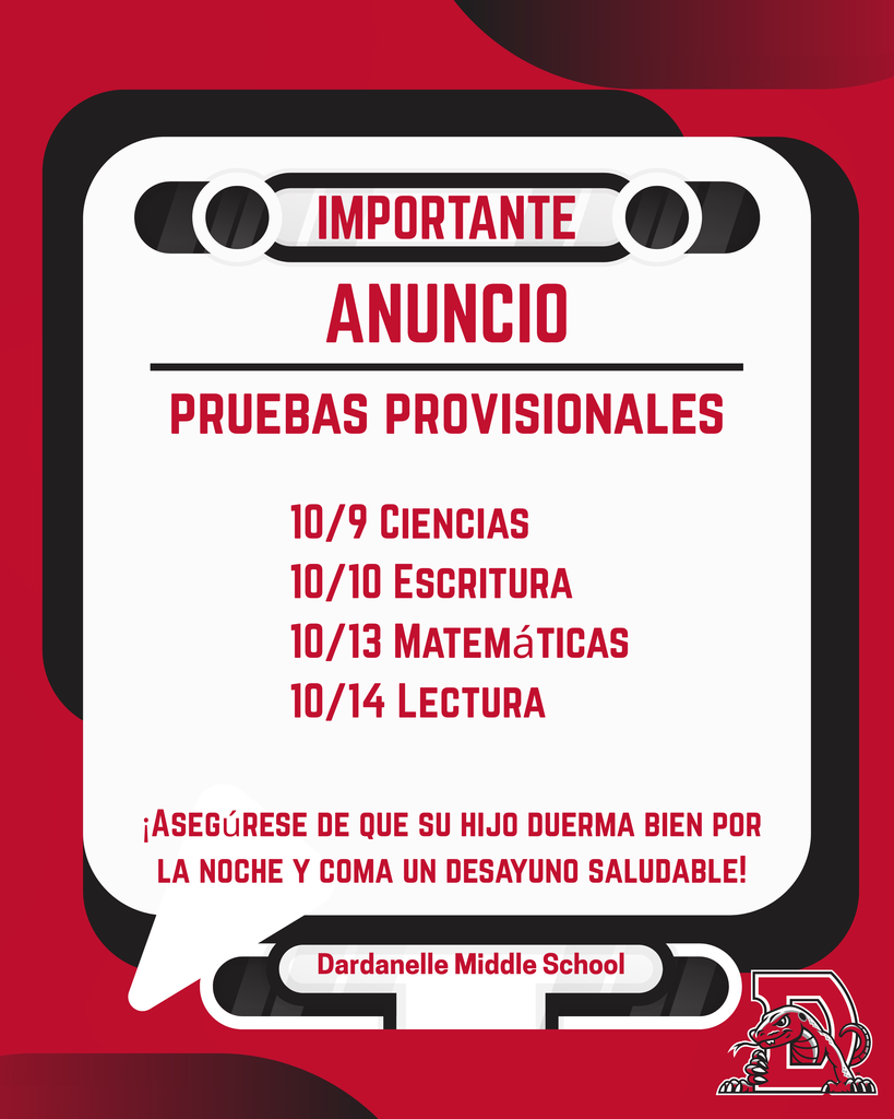 Interim Test Dates