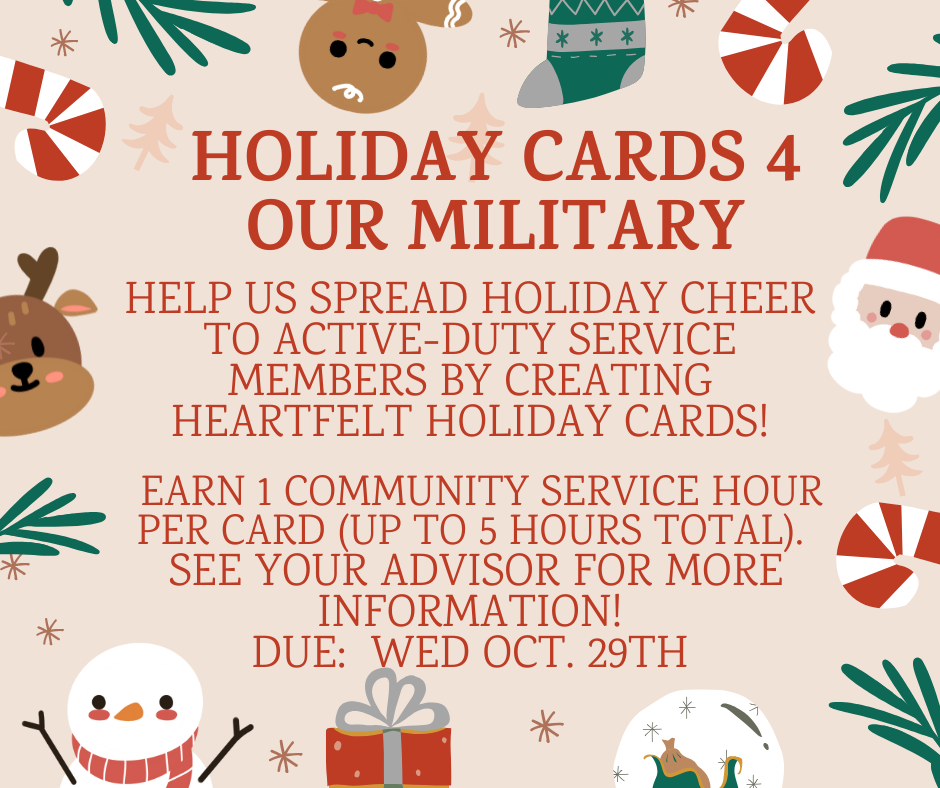 Community Service Opportunity