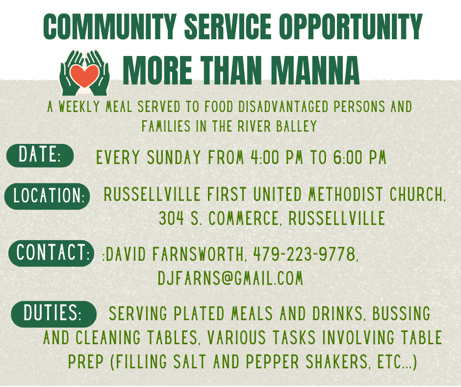 Community Service Opportunity