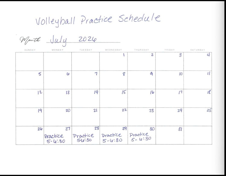 schedule