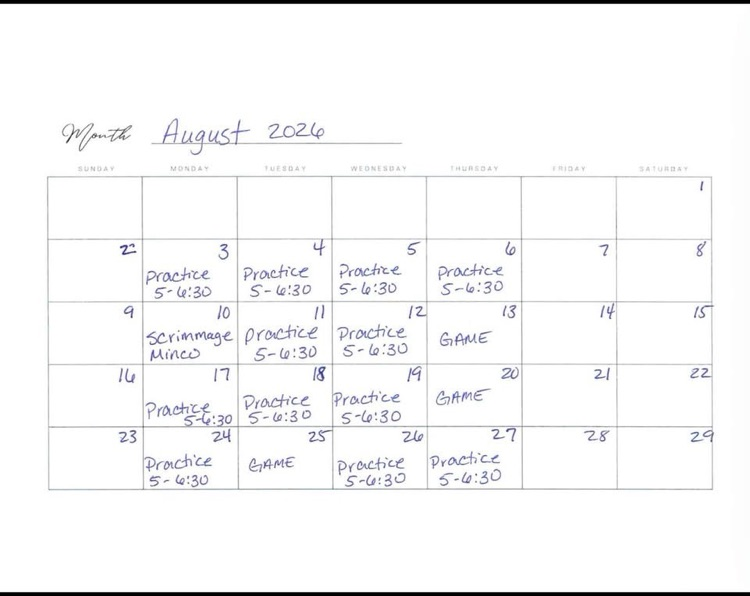 schedule